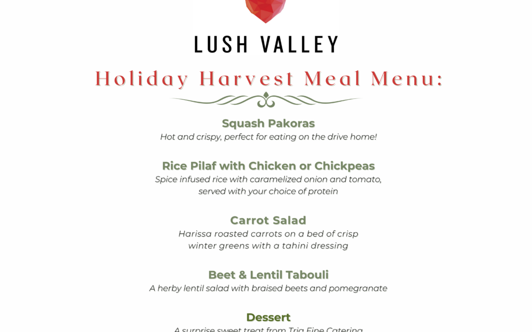 Holiday Harvest Meal Fundraiser